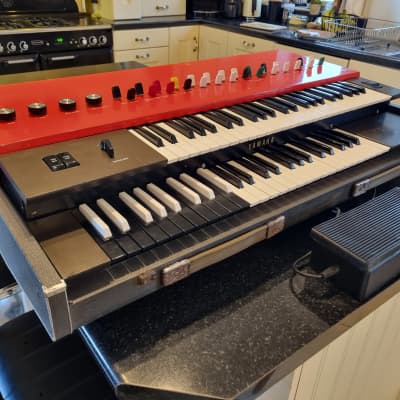 Yamaha YC-25D Combo Organ 1972 - Case +Mains Cable + Foot Pedal - Shipping Worldwide image 5