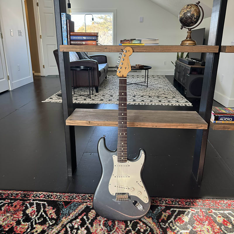 Fender American Standard Stratocaster with Rosewood Fretboard - Charcoal Frost Metallic image 1