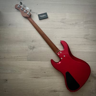 Sadowsky MetroExpress 21-Fret Vintage JJ 4-String Bass, Candy Apple Red Metallic High Polish, Morado Fretboard (2023 Updated Model) image 7