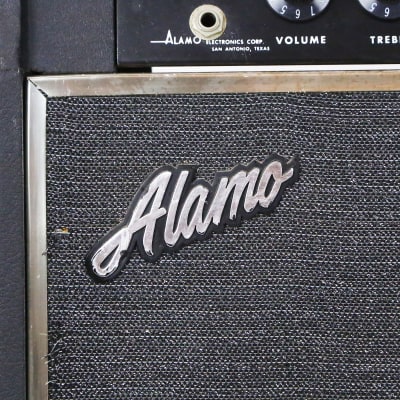 1974 Alamo Futura Reverb Model 2567 Amplifier Black Tube Amplifier 2x12 Combo Rare Hybrid Guitar Amp w/ Reverb Tremolo Effects image 11