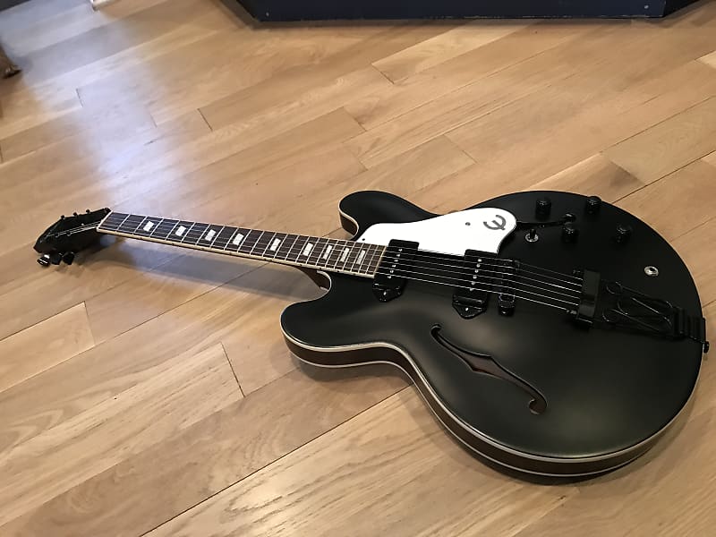 2021 Epiphone USA Casino Satin Custom by Gibson Black Out