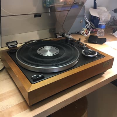 Sony 5520 Stereo Turntable 1972 maple wood image 12