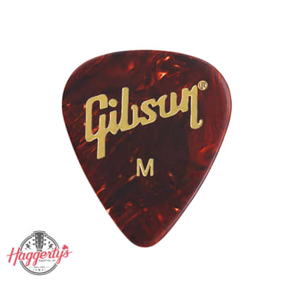 Gibson Tortoise Shell Guitar Picks 12-Pack Medium image 1
