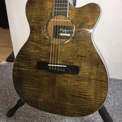 Merida OMCE Ltd  2019 Brown Electro Acoustic Guitar image 2