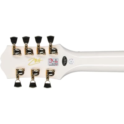 Epiphone 7-string Matt Heafy Signature Les Paul Custom Origins Guitar - Bone White image 9
