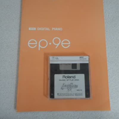 Operating Manual for Roland EP9E Digital Piano W/Music Style Disk