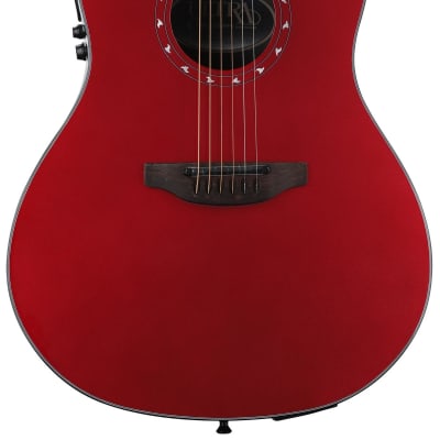 Ovation Ultra E 1516 Mid Depth Acoustic-electric Guitar - Vampira Red (UltraEVRd2) for sale