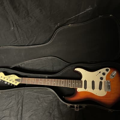 Karera Stratocaster Sunburst Electric Guitar image 9