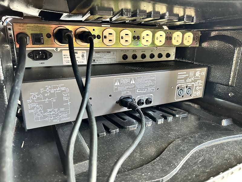 Gallien-Krueger 1001RB Complete Rig w. Rack Case, Rack Tuner