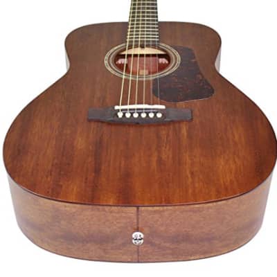 Cort L450CNS Luce Series Concert Style Body Solid Mahogany Top, Back & Neck 6-String Acoustic Guitar image 2