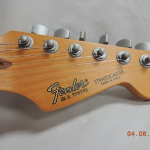 Fender Stratocaster Plus Strat Plus 1989 Maroon electric guitar original W/OHSC. image 14