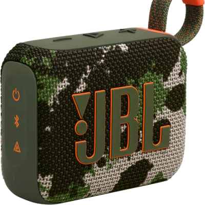 JBL Go 4 - Ultra-Portable, Waterproof and Dustproof Bluetooth Speaker, Big Pro Sound with Punchy bass, 7-Hour Built-in Battery, Made in Part with Recycled Materials (Squad) image 2