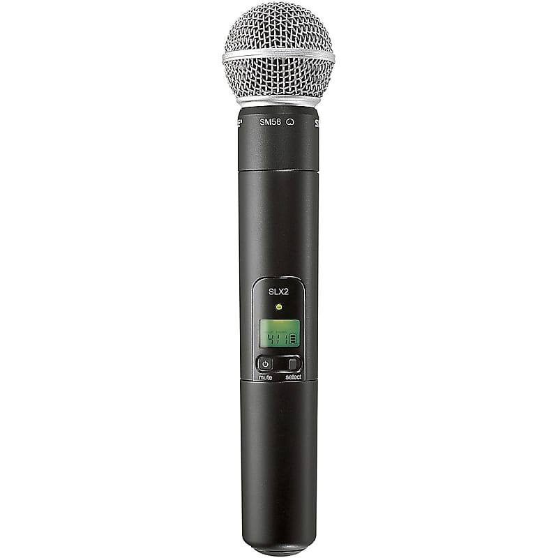 Shure SLX2/SM58 Wireless Handheld Microphone Regular J3 image 1