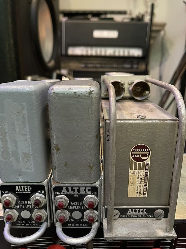 Altec 2 x 429b Preamplifiers-Lineamps 1 x P522b Power Supply | Reverb