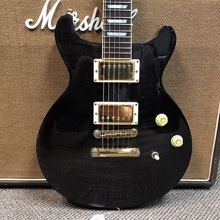 Gibson Les Paul DC Standard Double Cut 2003 Trans Black