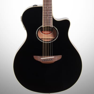 Yamaha APX600 Thinline with Electronics Black | Reverb