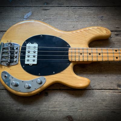 1977 Music Man  Stingray 4  Bass in Natural finish & original hard shell case image 18