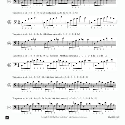 100 Left Hand Patterns Every Piano Player Should Know, Spiral 