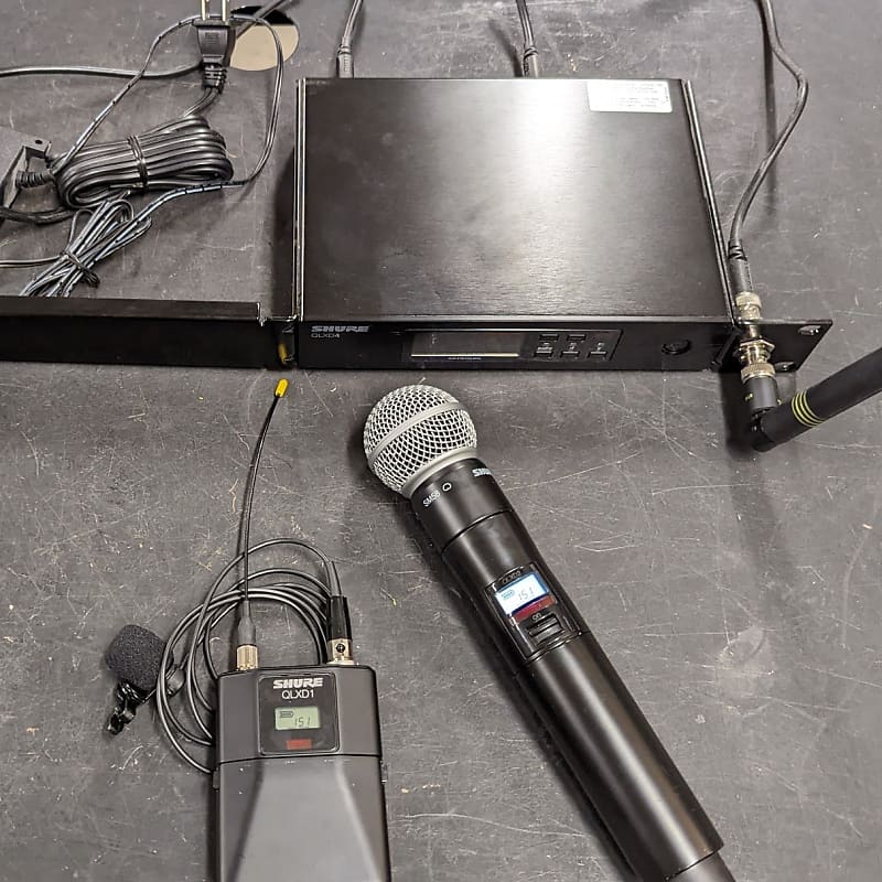 Shure QLXD4, QLXD2, and QLXD1 Wireless Microphone System | Reverb
