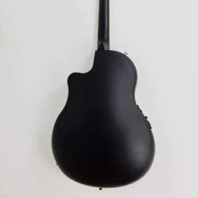 Haze SP721CEQMBK Black Round-Back Electro-Acoustic Guitar + Free Gig Bag image 4