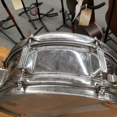 Rogers R-380 4.5x14" Steel Shell Snare Drum  Chrome image 9