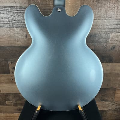 USED Epiphone Dave Grohl DG-335 Semi-hollow Electric Guitar in Pelham Blue, Hardcase, Free ship, 687 image 9