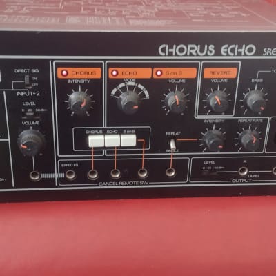 Roland SRE-555 Chorus Echo 1970s - Black