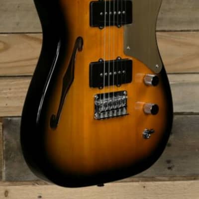 Squier Paranormal Cabronita Telecaster Thinline Guitar (2-Color Sunburst) image 3