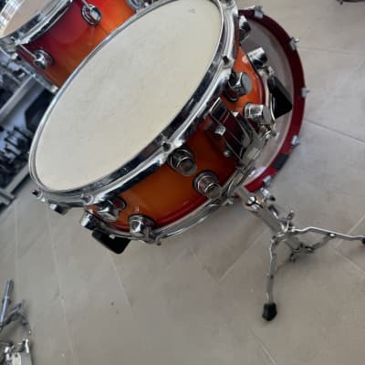 Basix Custom (Tk drums) 20,10,12,14 + snare - Sunburst image 5