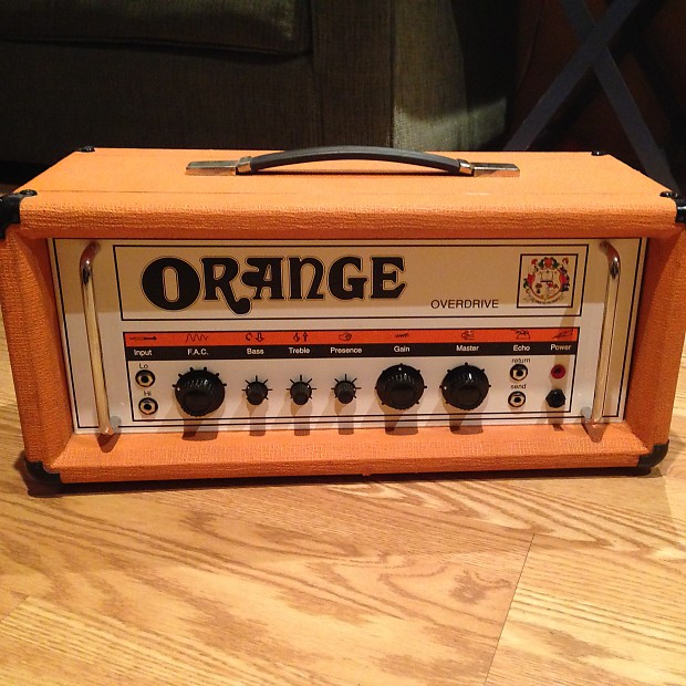 Orange OD80 OR80 Early 90s Orange Overdrive Head Road Case Included