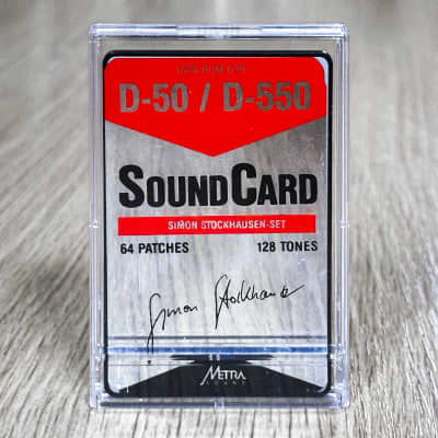 Roland D-50 / D-550 Voice ROM Data Card // Metra Sound // SIMON STOCKHAUSEN SET