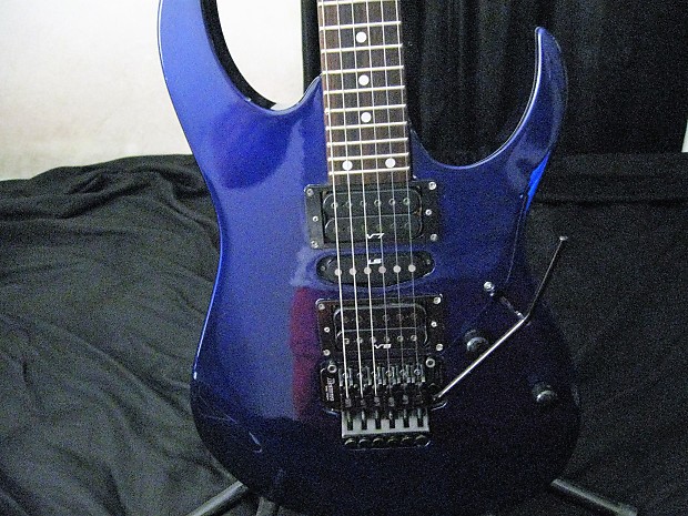 1994 Ibanez RG370 Royal Blue Made in Japan | Reverb