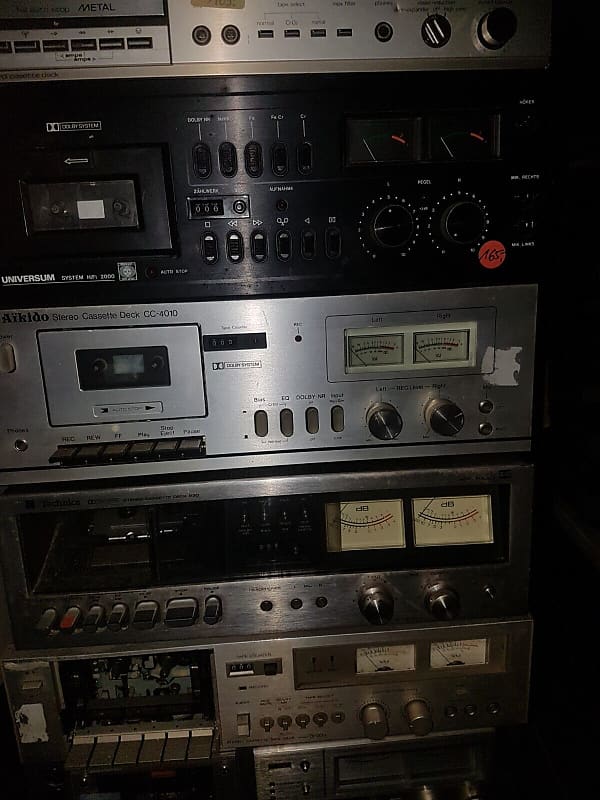 80&#039;s AIKIDO CC 4010 TAPE RECORDER / DECK  			