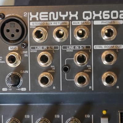 Behringer Xenyx QX602MP3 6-Input Mixer image 5