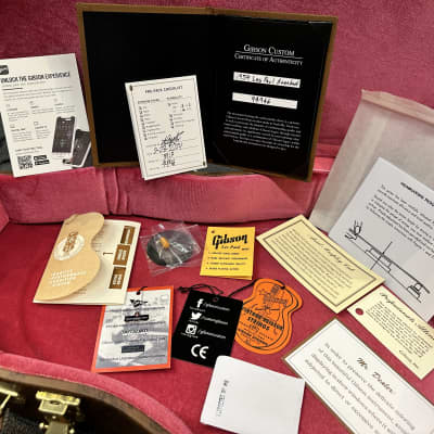 Gibson Custom Shop 1959 Les Paul Standard VOS Washed Cherry Sunburst New Unplayed Auth Dlr 8lb 15oz #946 image 21