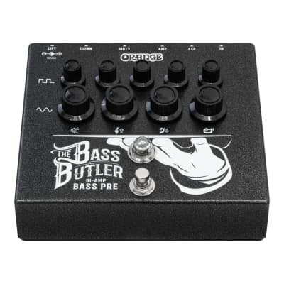 Orange Bass Butler Bi-Amp Bass Preamp Pedal, Bass Channel, Guitar Channel, Compression, XLR Outputs image 2