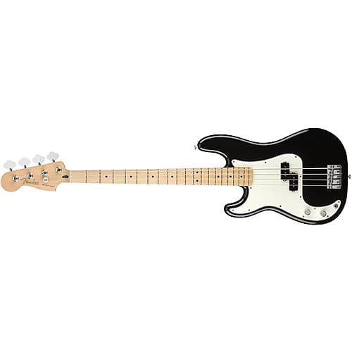 Fender Player Precision Left Handed Electric Bass Guitar, Maple Fingerboard, Black image 1