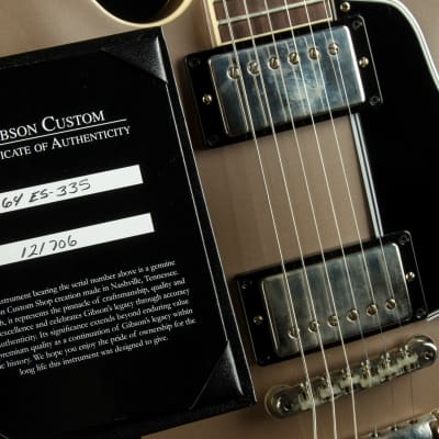 Gibson Custom Shop PSL '64 ES-335 Reissue VOS Gold Mist Poly image 23