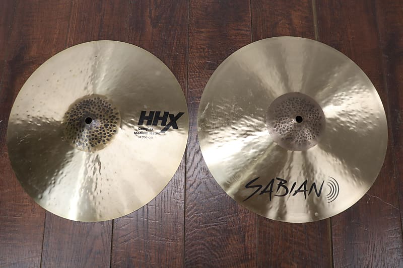 Sabian 14" HHX Complex Medium Hi-Hat Cymbals image 1