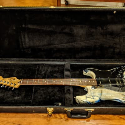 Fender Stratocaster 2013 White Blue Swirl image 11