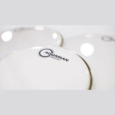 Aquarian Ice White Reflector Drum Head 14"In