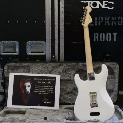 Jim Root Collection Fender Squier Contemporary Active Stratocaster  2018 - Olympic White image 7