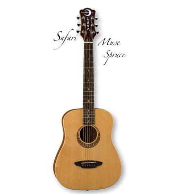 Luna Safari Muse Travel Acoustic Guitar - Spruce w/Gig Bag image 2