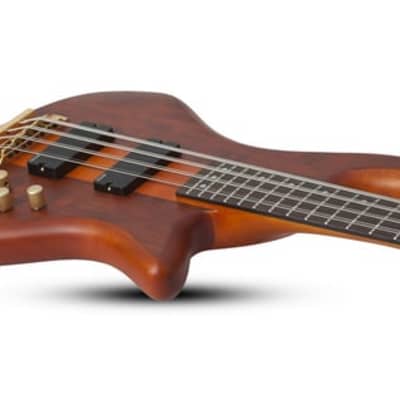 Schecter Stiletto Studio-8 Active 8-String Bass, Honey Satin  2740 image 15