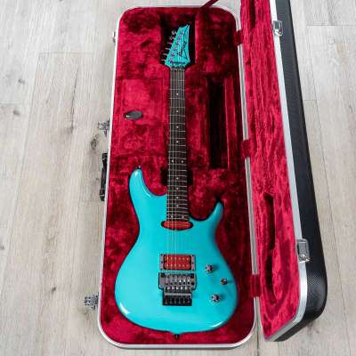 Ibanez Joe Satriani JS2410 Guitar, Rosewood Fretboard, Sky Blue image 10