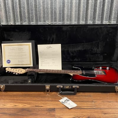 G&L USA ASAT Classic Redburst Guitar & Case #6204 image 2