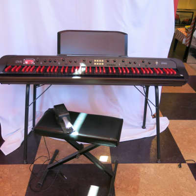 Korg SV-1 88 Black Reverse Stage Vintage Piano - Black/Red