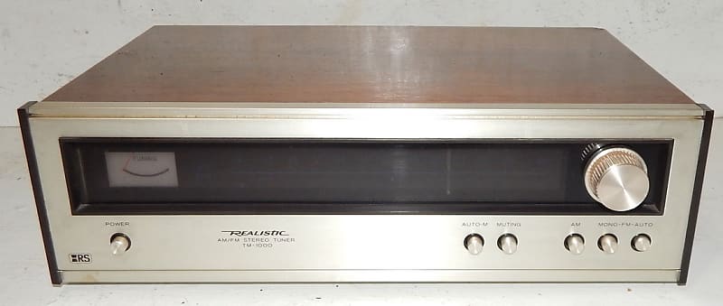 Realistic TM-1000 vintage am fm stereo tuner | Reverb