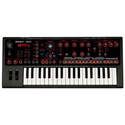 Roland JD-Xi 34-Mini-Key Portable Analog-Digital Crossover Synthesizer Keyboard with Microphone