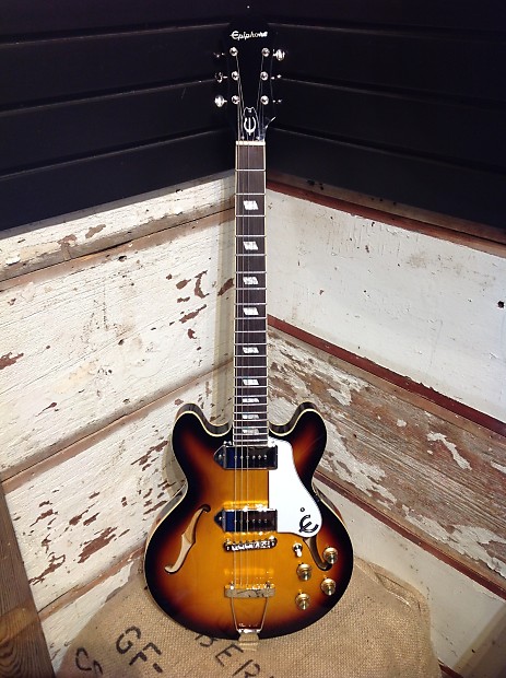 Used Epiphone Casino Coupe Hollowbody Electric Guitar Vintage Sunburst